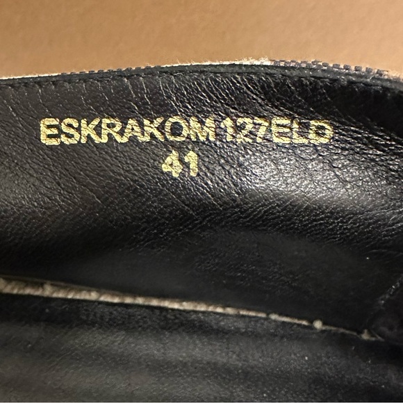 BURBERRY BIRCH BROWN CHECK ESPADRILLES FLAT CASUAL SHOES 41/US 10 - Picture 7 of 15